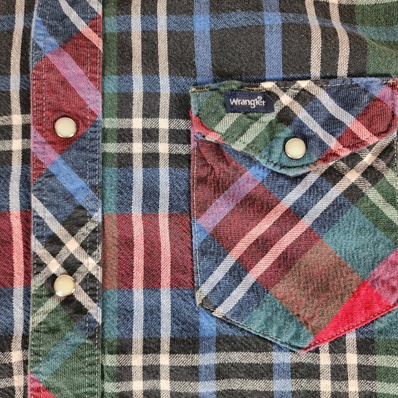 Wrangler Flanel Western Men's Shirt - Picture 7 of 8